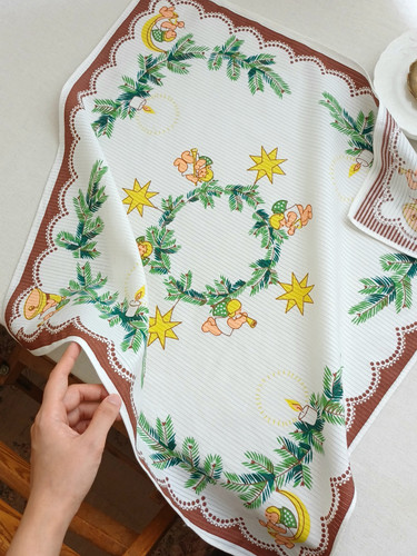 رومیزی کریسمسی